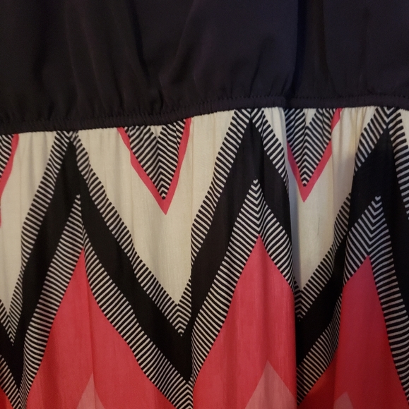 Ankle length summer dress. New with tags.  Sleeveless. Beautiful pattern. - Picture 2 of 5